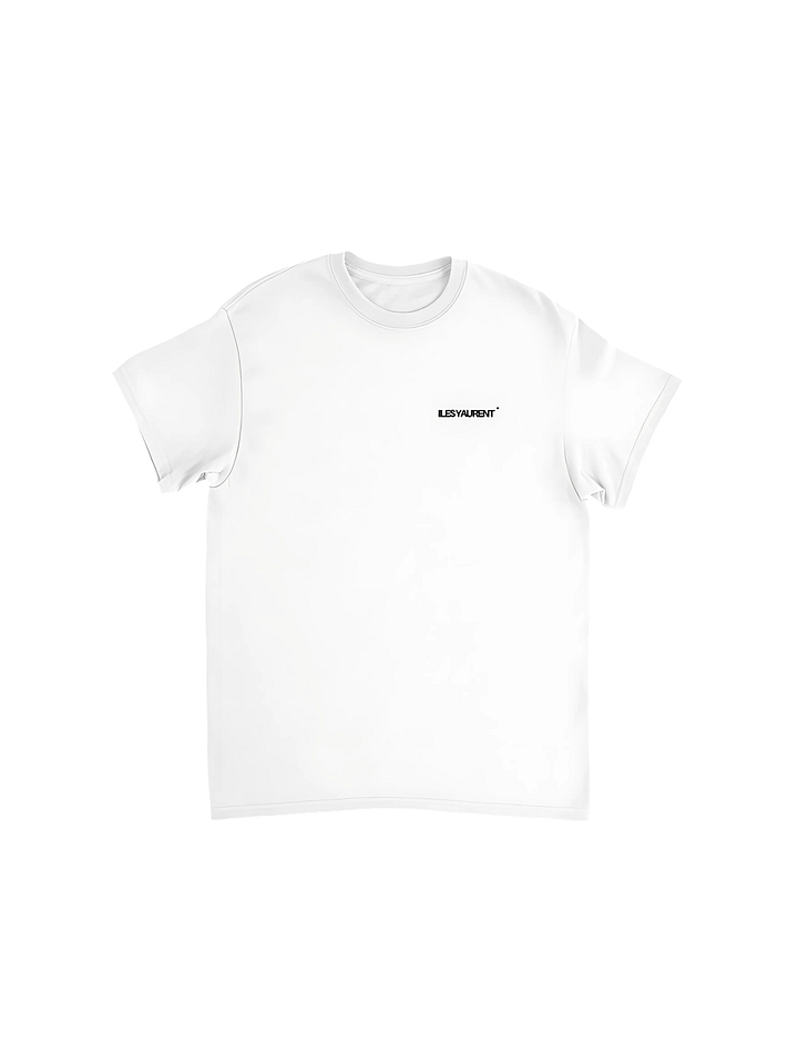 ILES YAURENT © Maglia bianca latte in cotone con motivo ricamato product image (1)