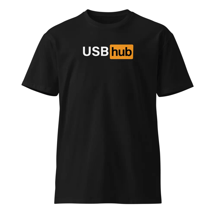 USBhub Tee (Black) product image (1)