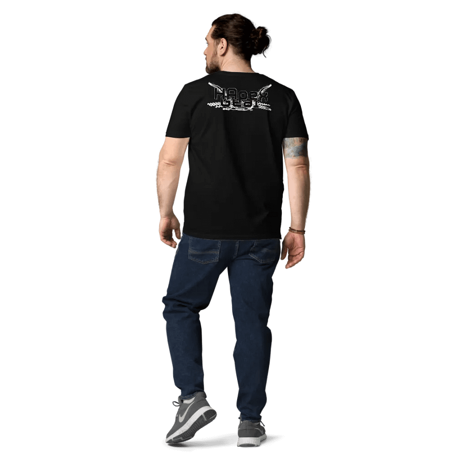 Organic Cotton T-Shirt - Embroidered - Black HApex Gear Black Logo product image (11)