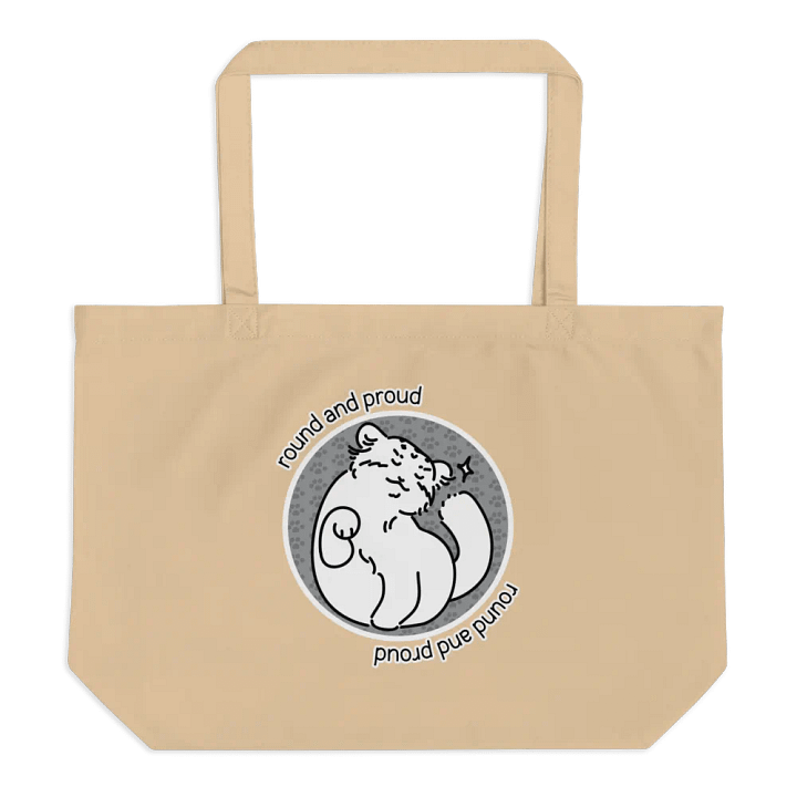 Round and Proud Manul Unlabeled Version - Tote Bag product image (1)