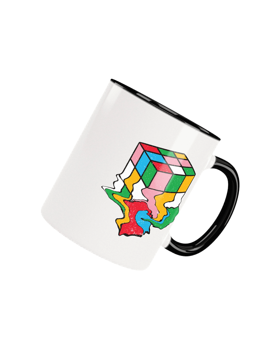 Melting Cube White Mug - Double Sided Print product image (8)