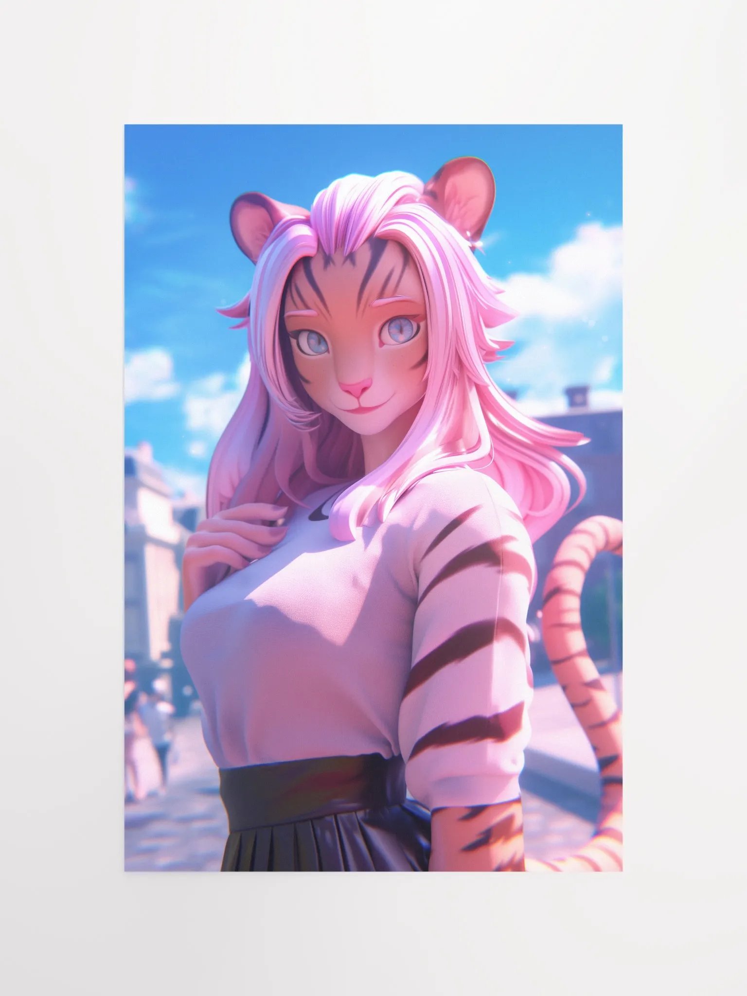 Confident Feline Matte Poster product image (4)