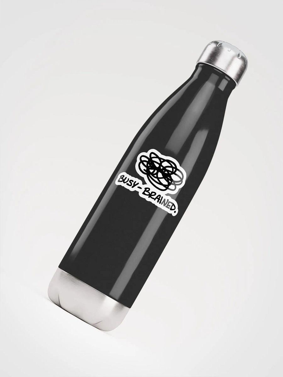 BUSY-BRAINED (bubble design) stainless steel water bottle product image (4)