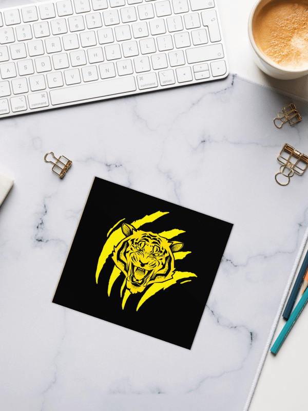 Colección de blocs de notas con diseño de tigre rugiente product image (1)