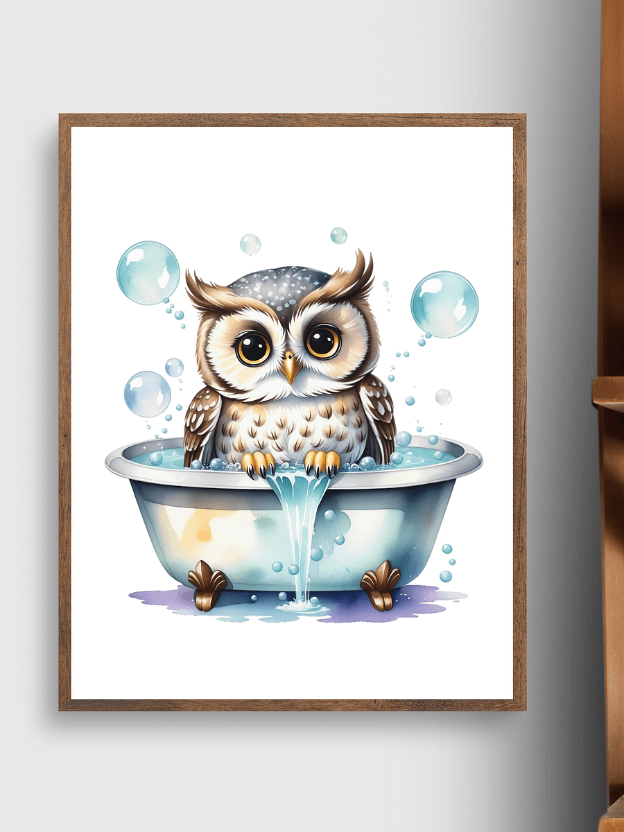 20+ Woodland Animals In Bathtub Clipart Bundle product image (3)
