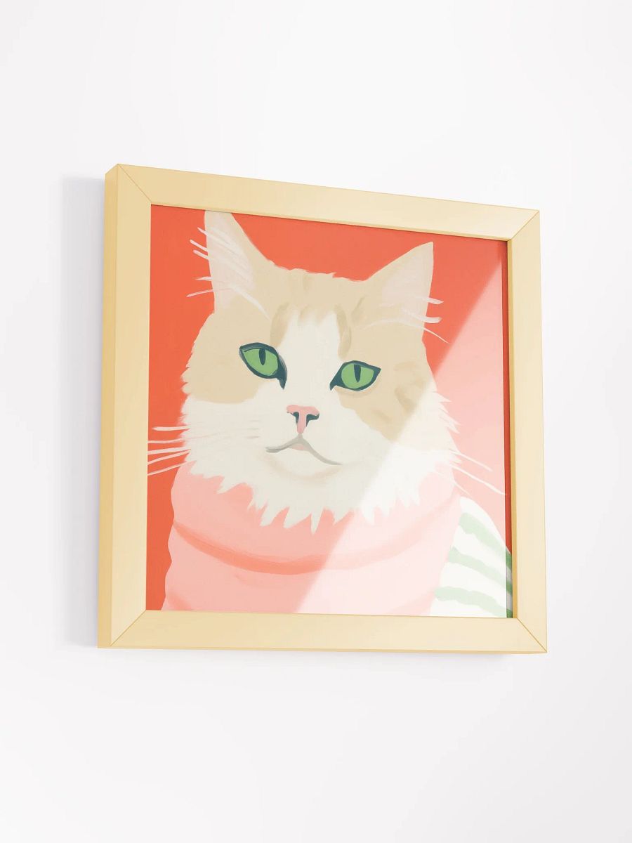 Whimsical Cat Framed Matte Poster product image (22)
