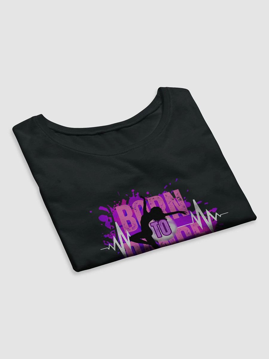 Born to Dance Her Silhouette Women's Crop Tee product image (14)