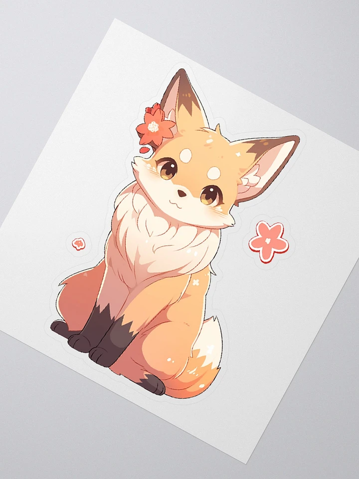 Flower Fox Sticker product image (6)