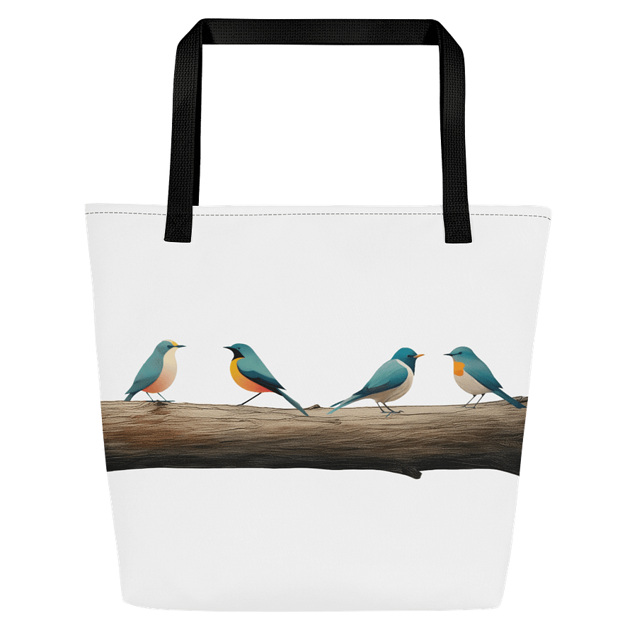Birds On A Log Tote Bag product image (1)