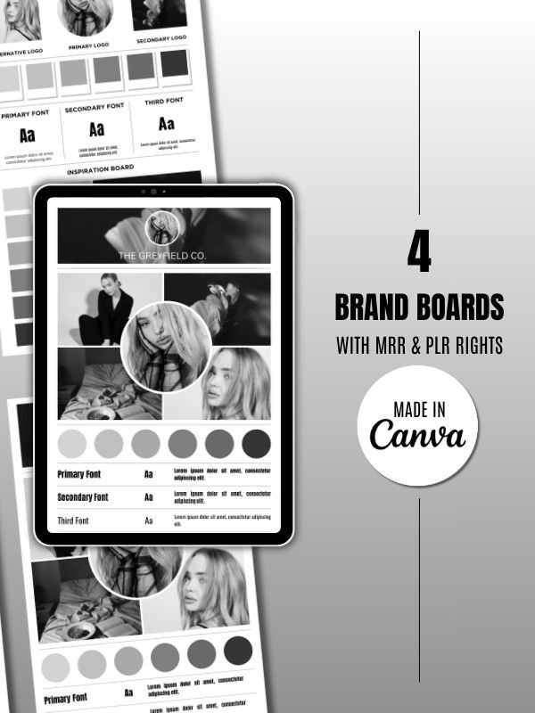 MRR/PLR Brand Board Template product image (1)