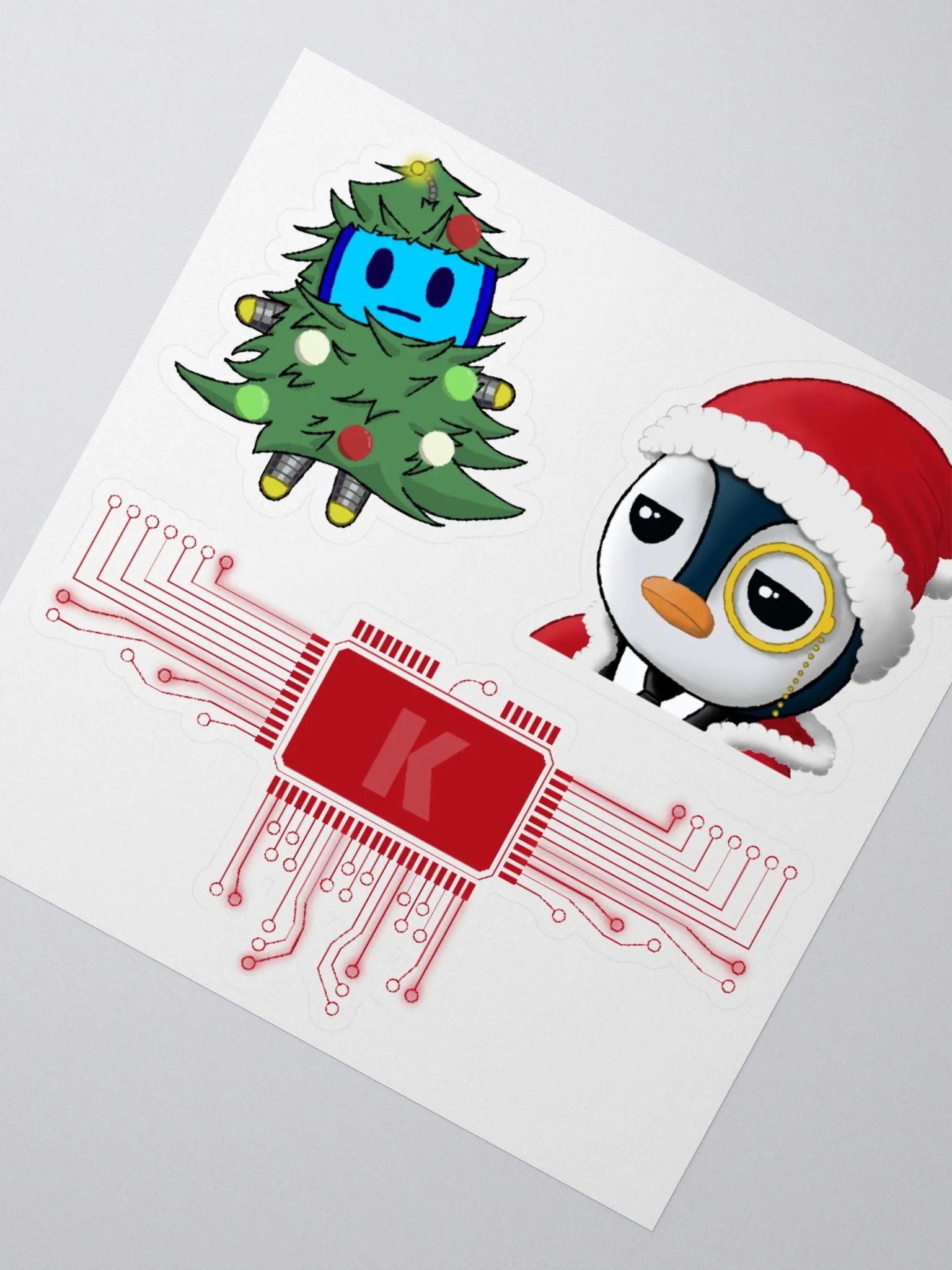 Holiday Sticker Sheet (3 sizes) product image (1)