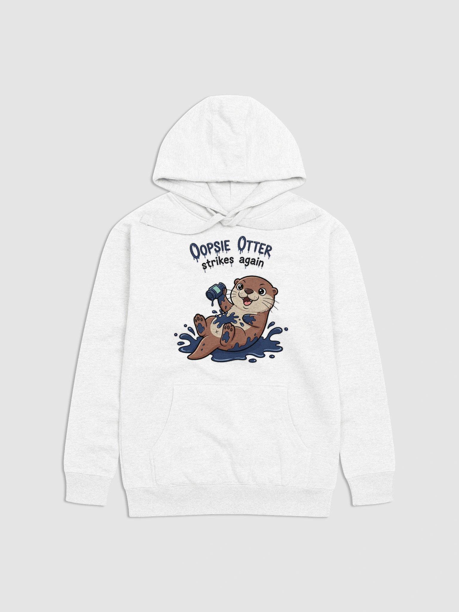Otter Spilled the Ink Unisex Premium Hoodie product image (29)
