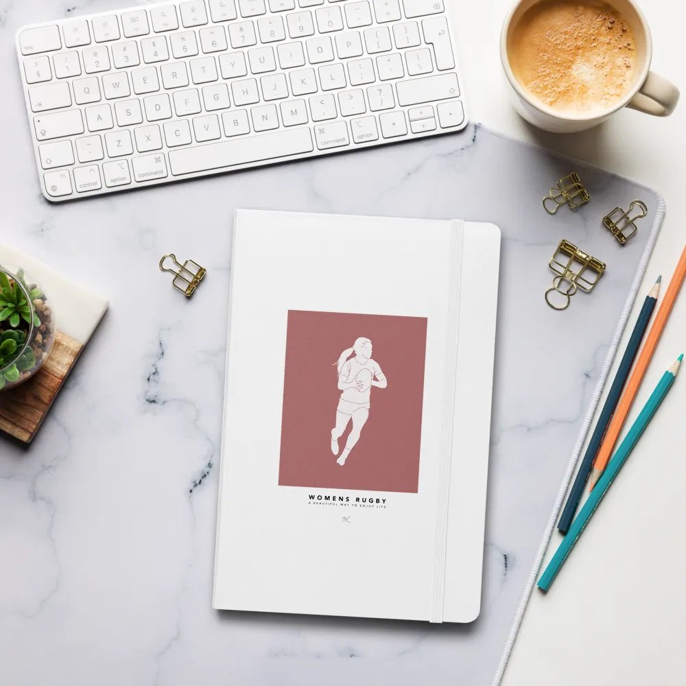 WOMENS RUGBY Hardcover Notebook "red" product image (7)