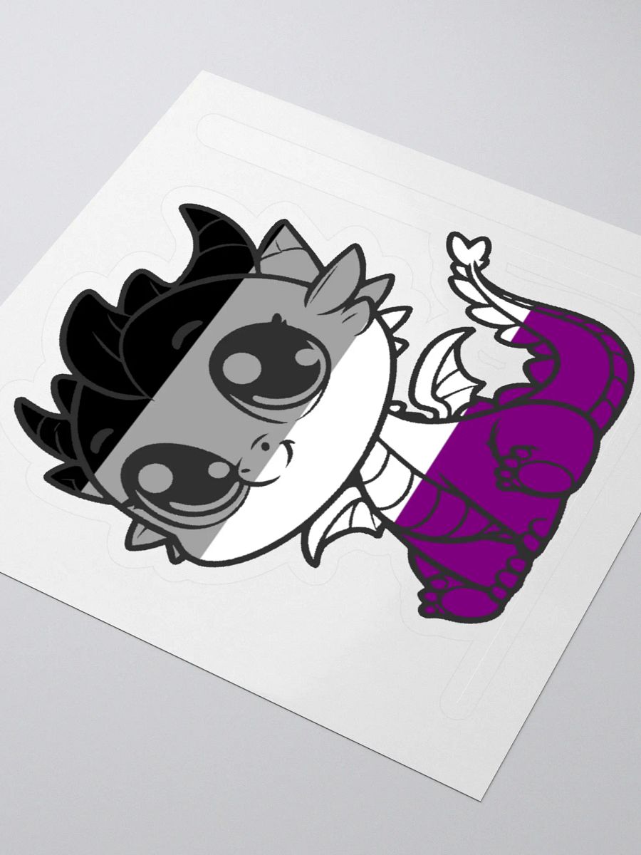 Asexual Pride Dragon Sticker product image (3)