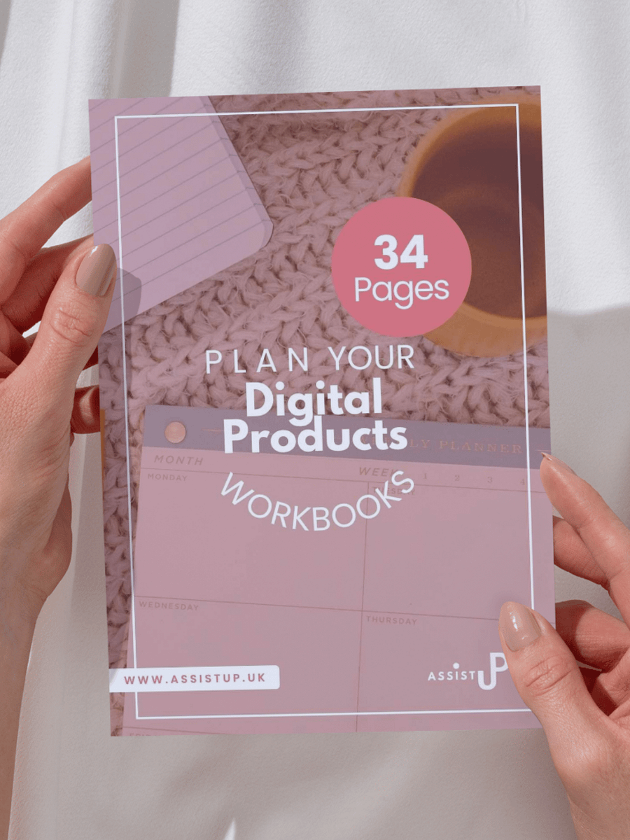 Plan your Digital Products workbook product image (1)