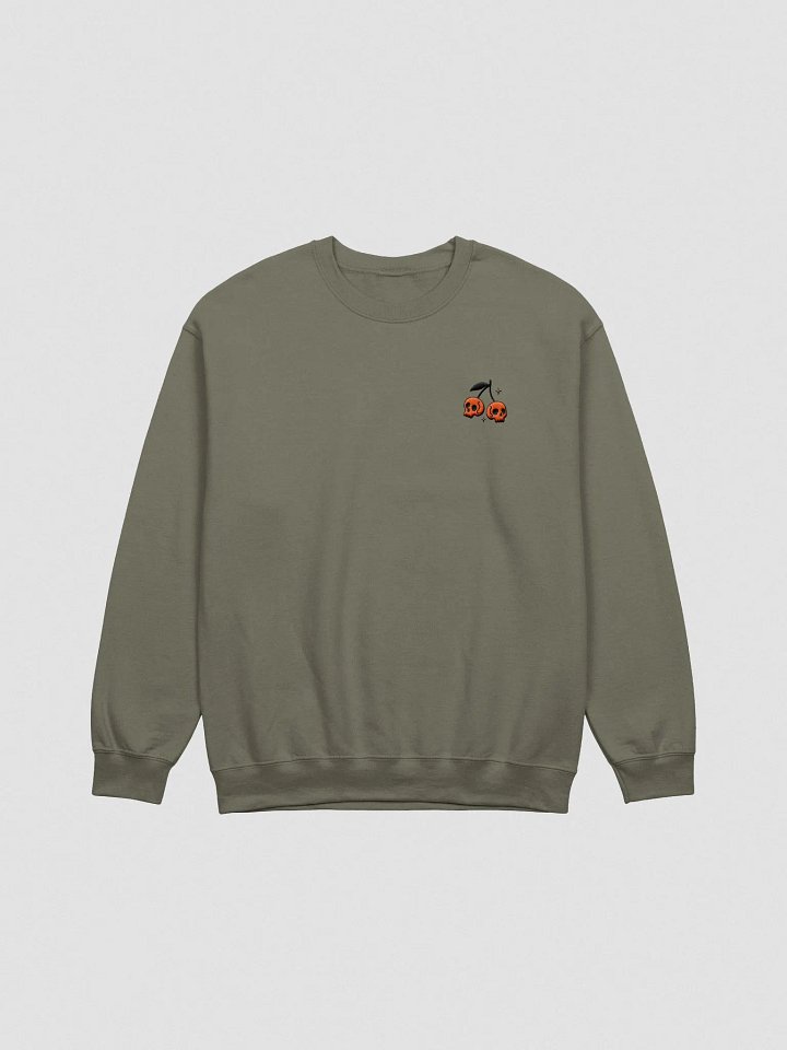 skull cherries embroidered crewneck product image (14)