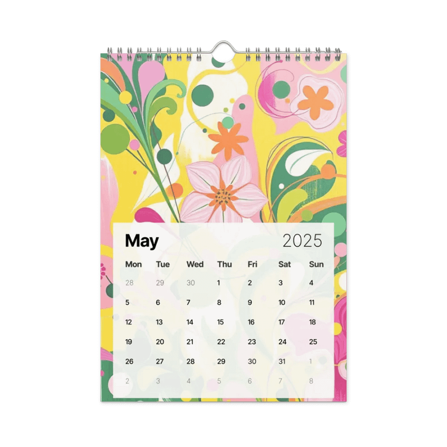 ART ABSTRACT WALL CALENDAR 2025 product image (10)