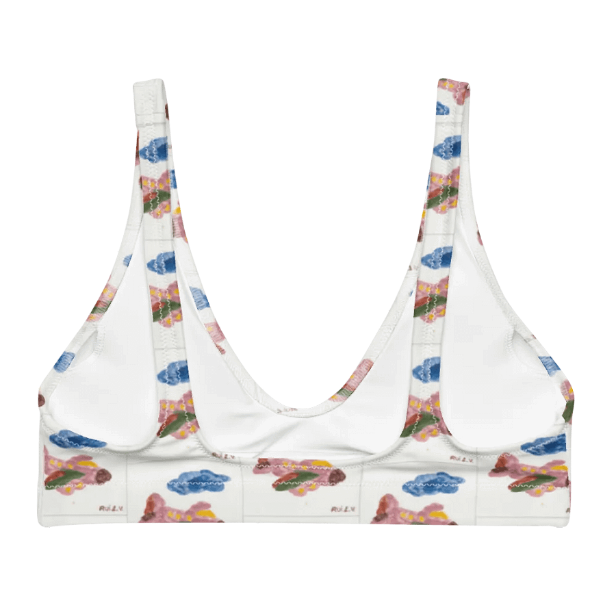 Kid Airplane (All-Over Print Recycled Padded Bikini Top) product image (3)
