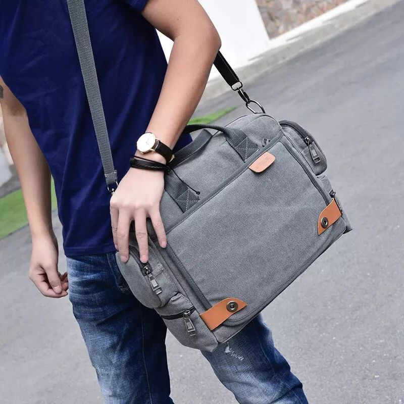 Men Crossbody Canvas Shoulder Bags Boy Messenger Bags Man Handbags Travel Bag product image (3)