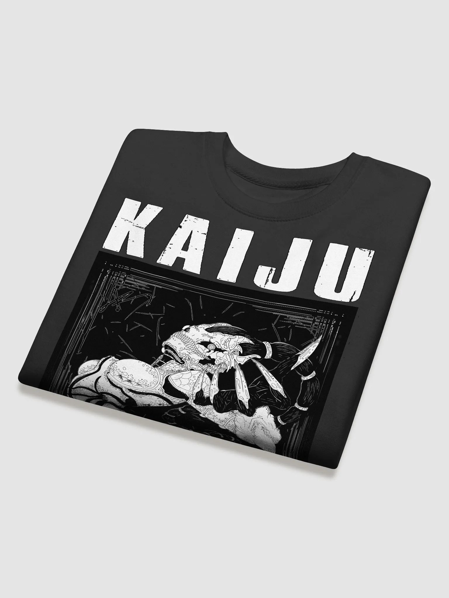 - [FRONT PRINT] - KAIJU Blackout Sweater product image (4)