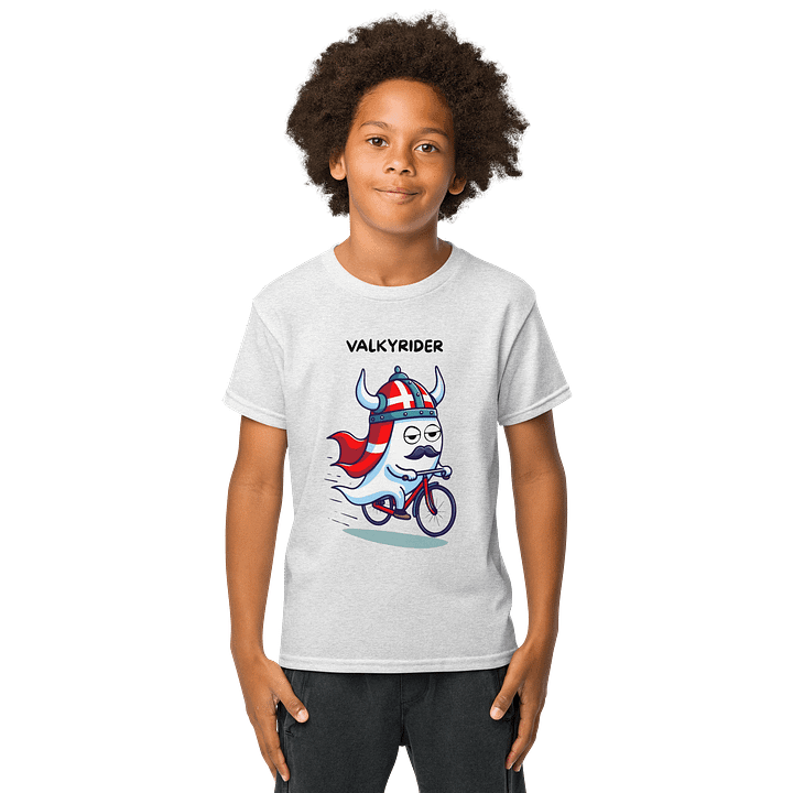 Valkyrider Viking Ghost Youth Sports Tee product image (8)