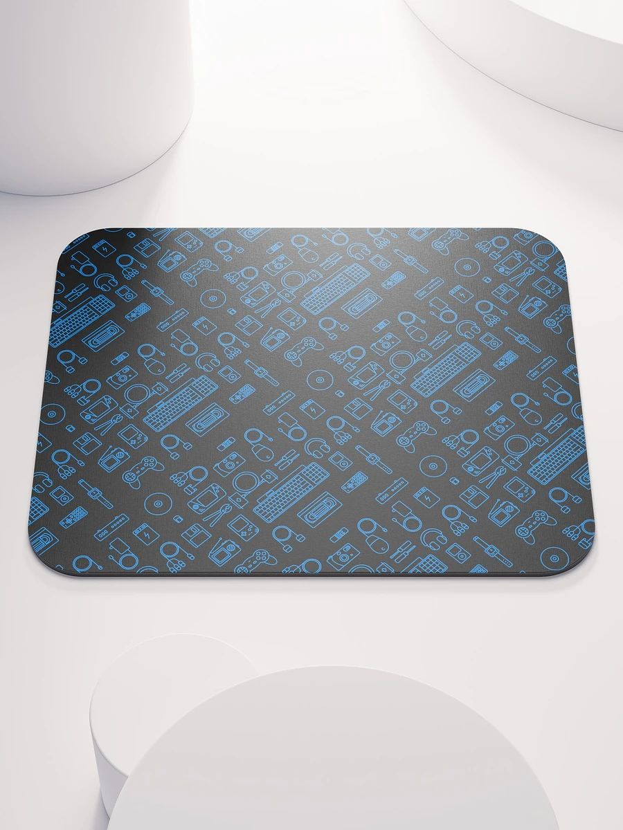 Neon Blue Devices Mouse Pad (Classic) product image (1)