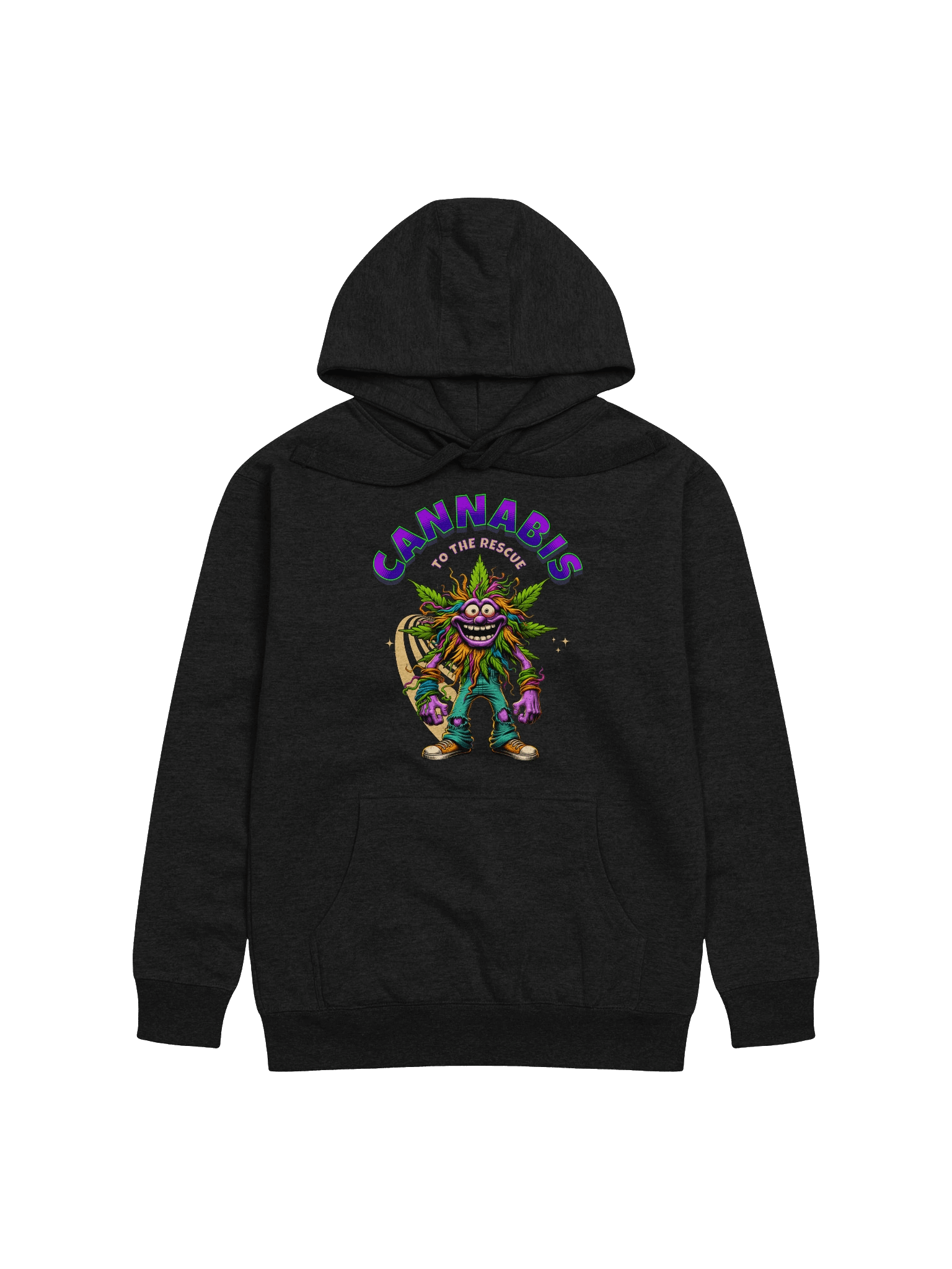 Cannabis to the Rescue | Premium Unisex Hoodie | Funny Weed Pullover for Chill Vibes product image (5)