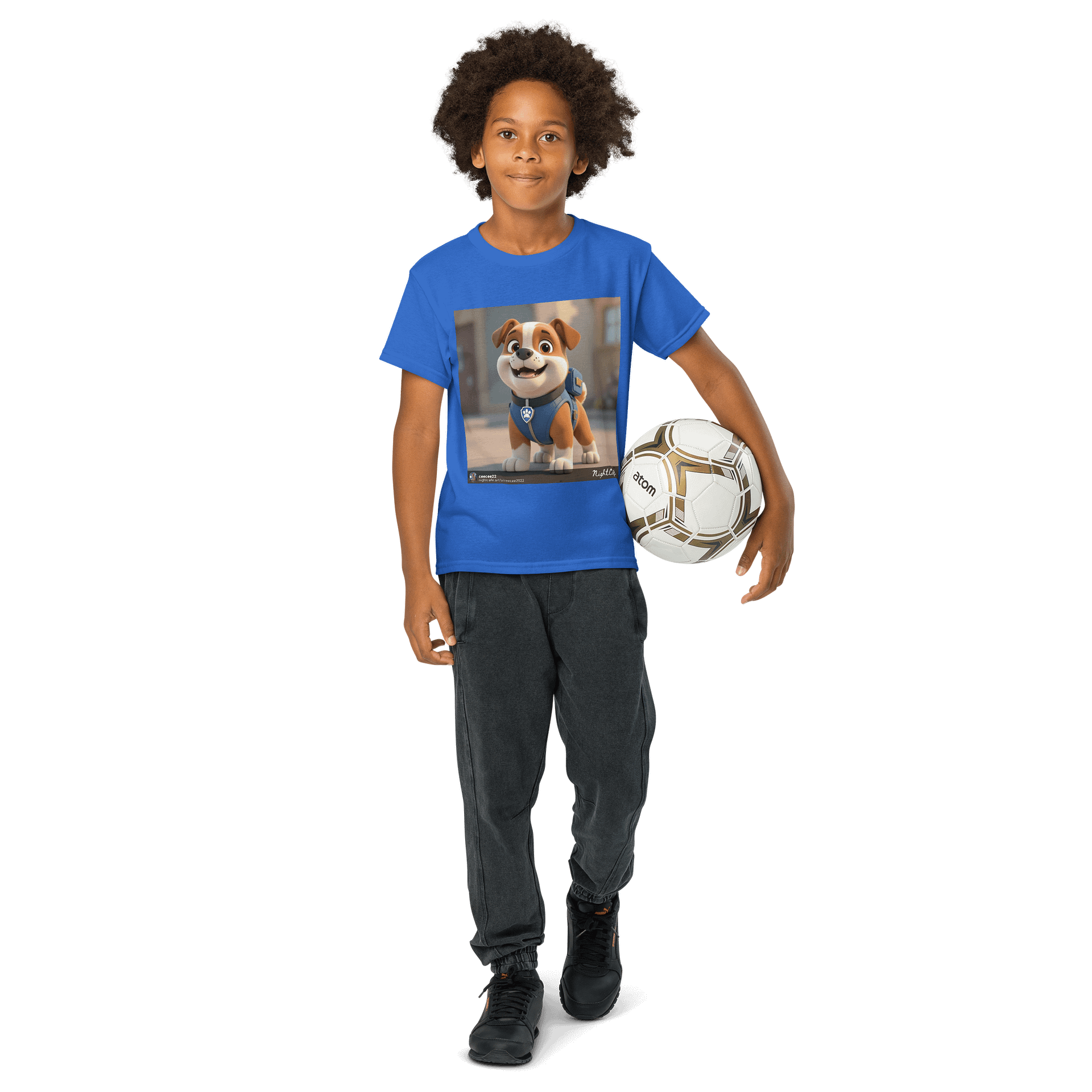Cheerful Pup Shield Sports Tee product image (6)