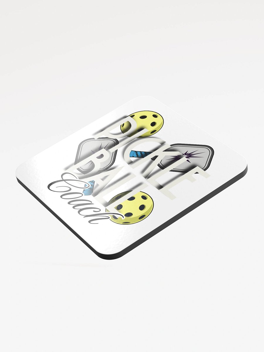 Pickleball Coach Reflective Cork Coaster Set product image (4)