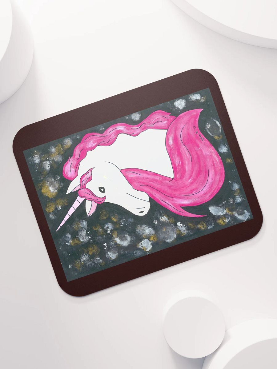 Unicorn - (art by Dina R.) - acrylic painting picture - Classic Mouse Pad product image (7)