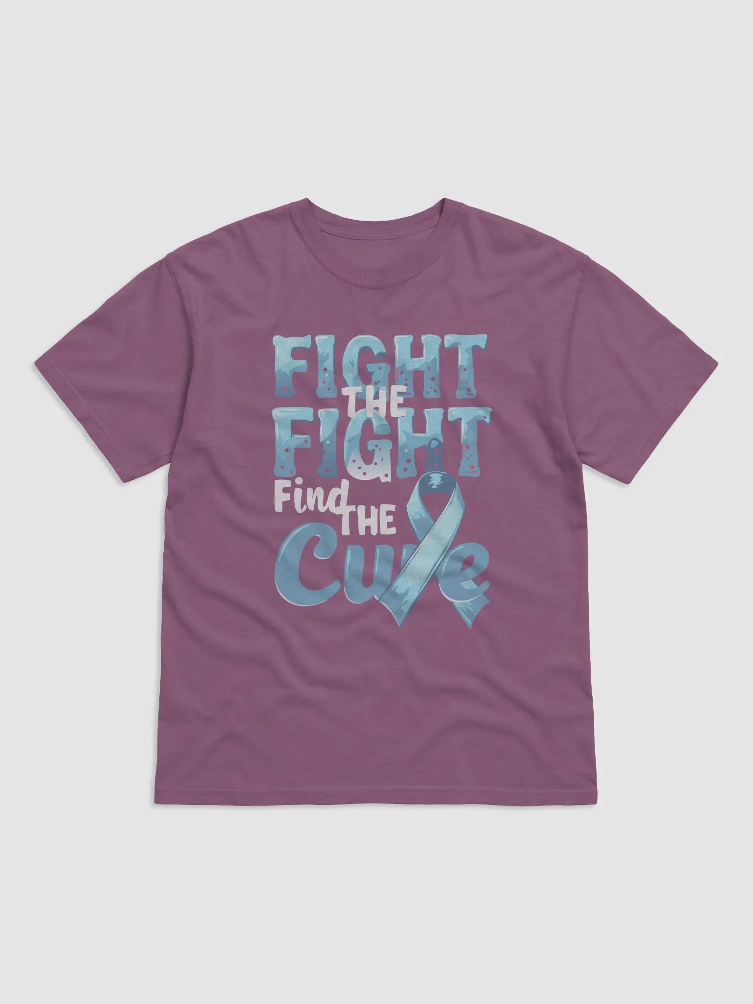 Fight The Fight Find The Cure Ultra-Soft Cotton Comfort: Heavyweight T-Shirt product image (1)