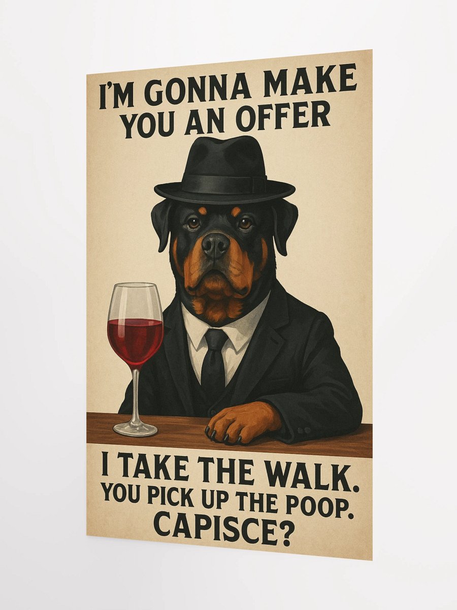 The Rottweiler Boss Poster product image (8)