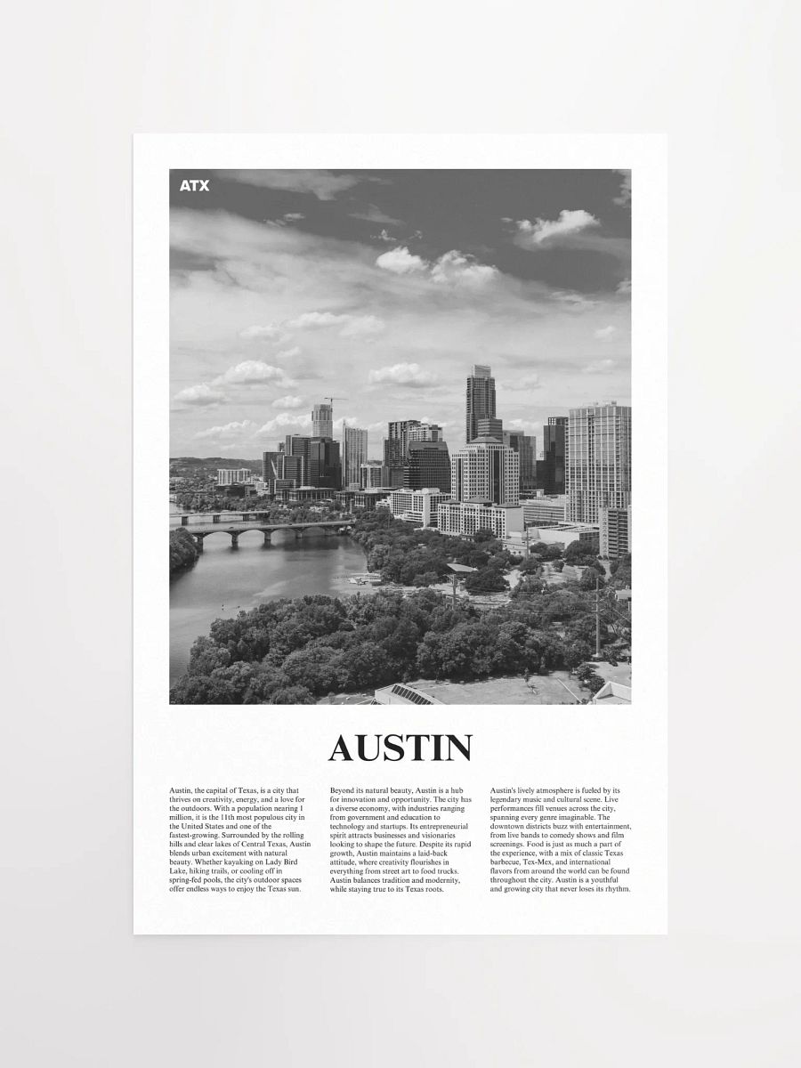 Austin 01 Newspaper Poster product image (5)