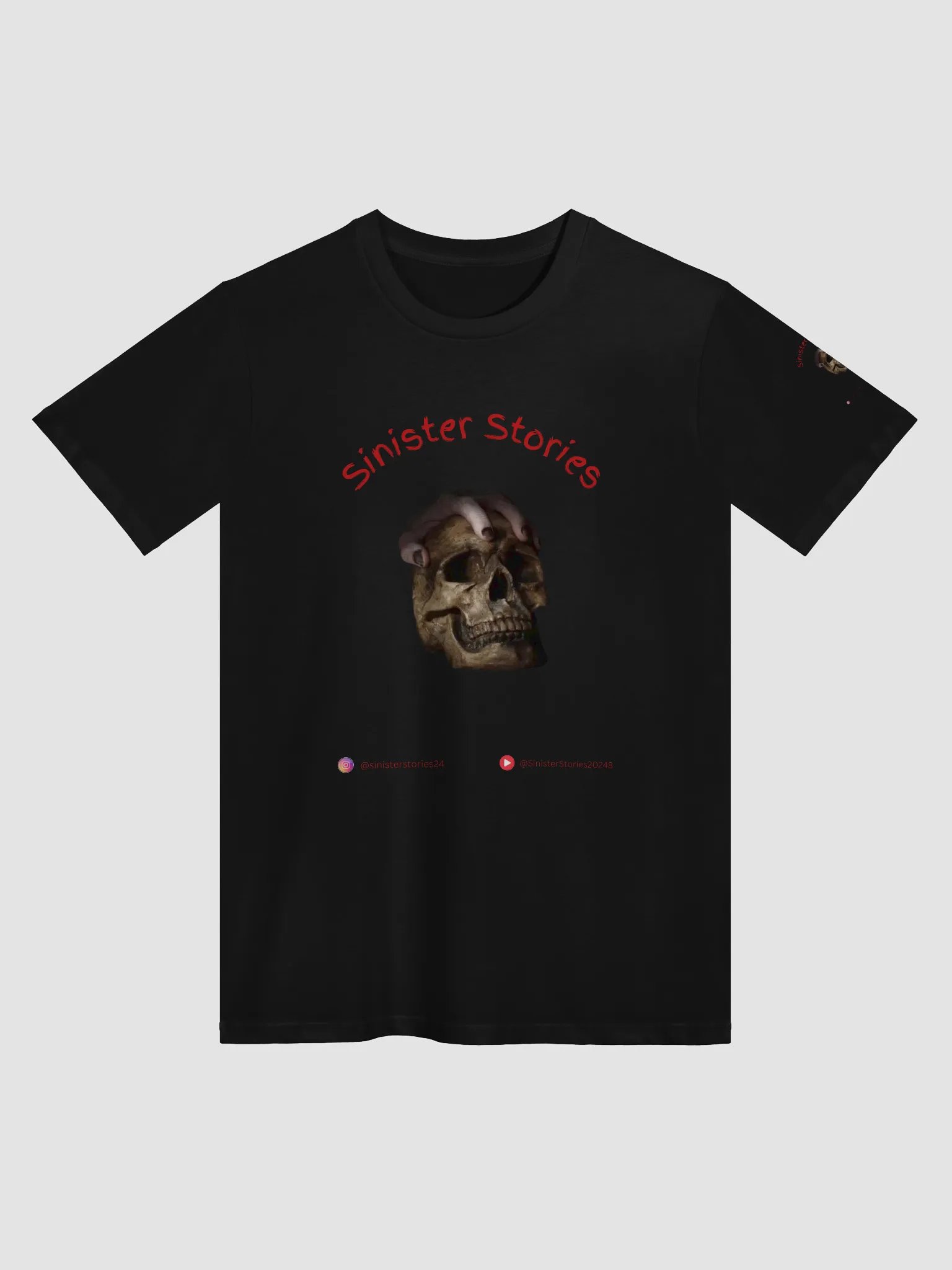 Sinister Stories Premium Tee – “Stay Spooky, Fam” Edition product image (1)