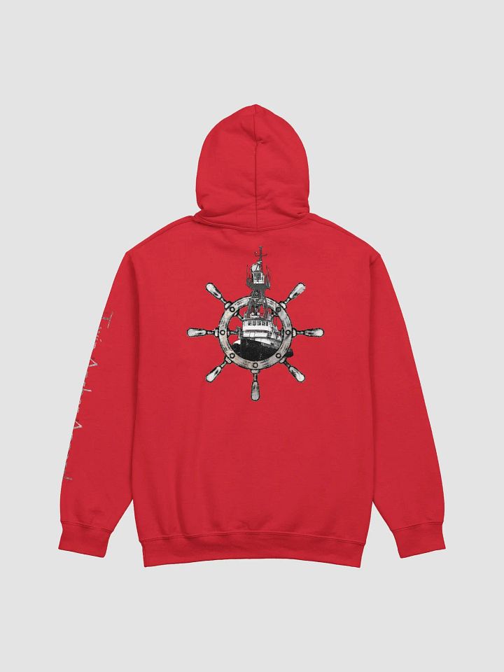 Ship Wheel & Tug CE Hoodie - sleeve Twin Anchor product image (2)