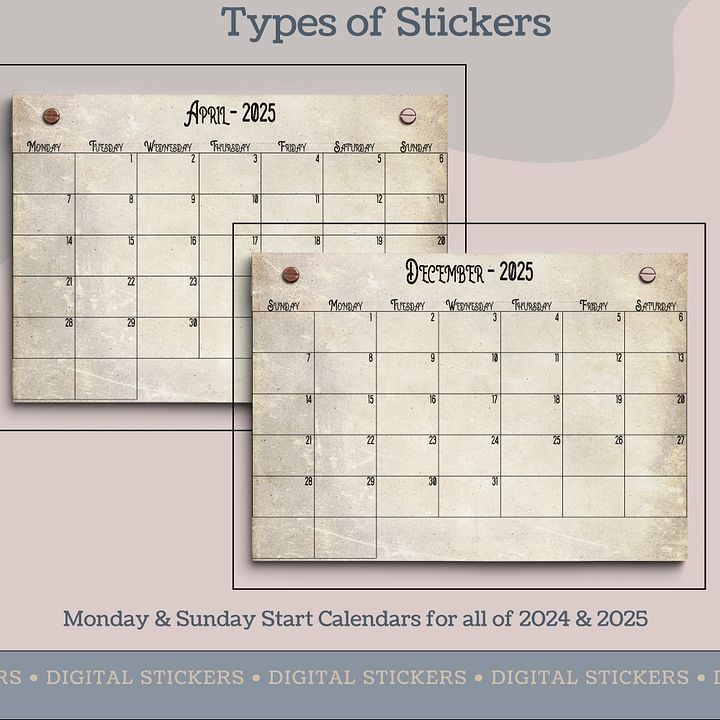 2024 & 2025 Digital Calendars product image (2)