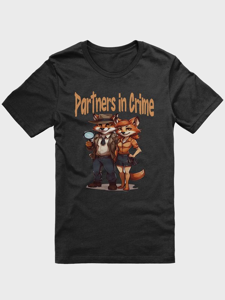 Partners in Crime T-Shirt - Stylish & Funny Couple's Bella Canvas 3001 Super Soft Tee product image (1)