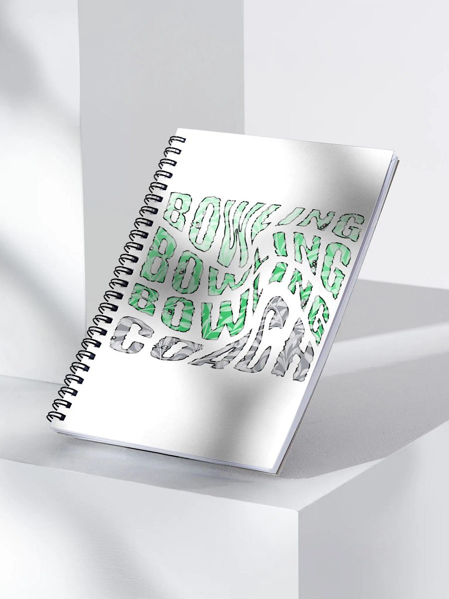 Mess Swirl Bowling Coach Wavy Notebook product image (2)