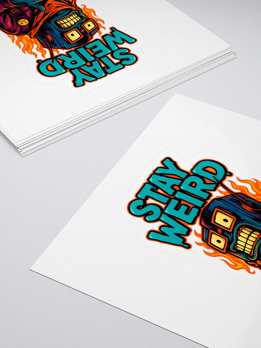 Stay Weird Sticker Decal product image (4)