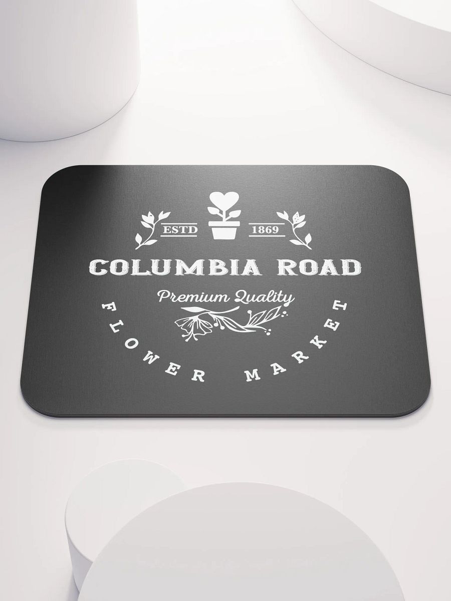 Columbia Road Market Mouse Pad (Black) product image (1)