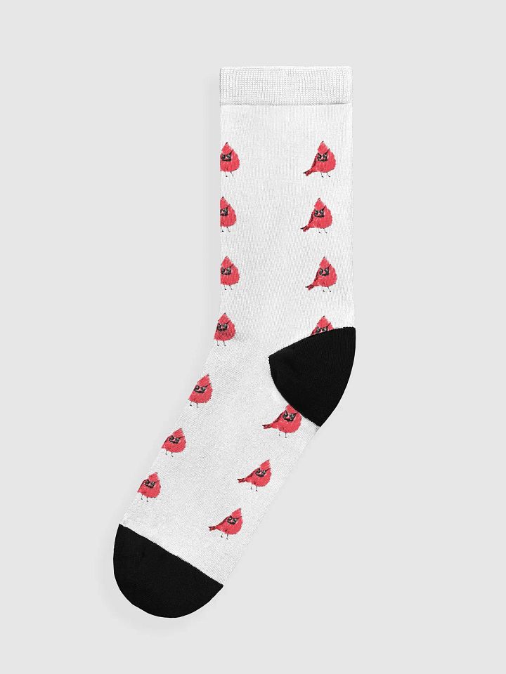 Shirley’s Cardinal crew socks product image (1)