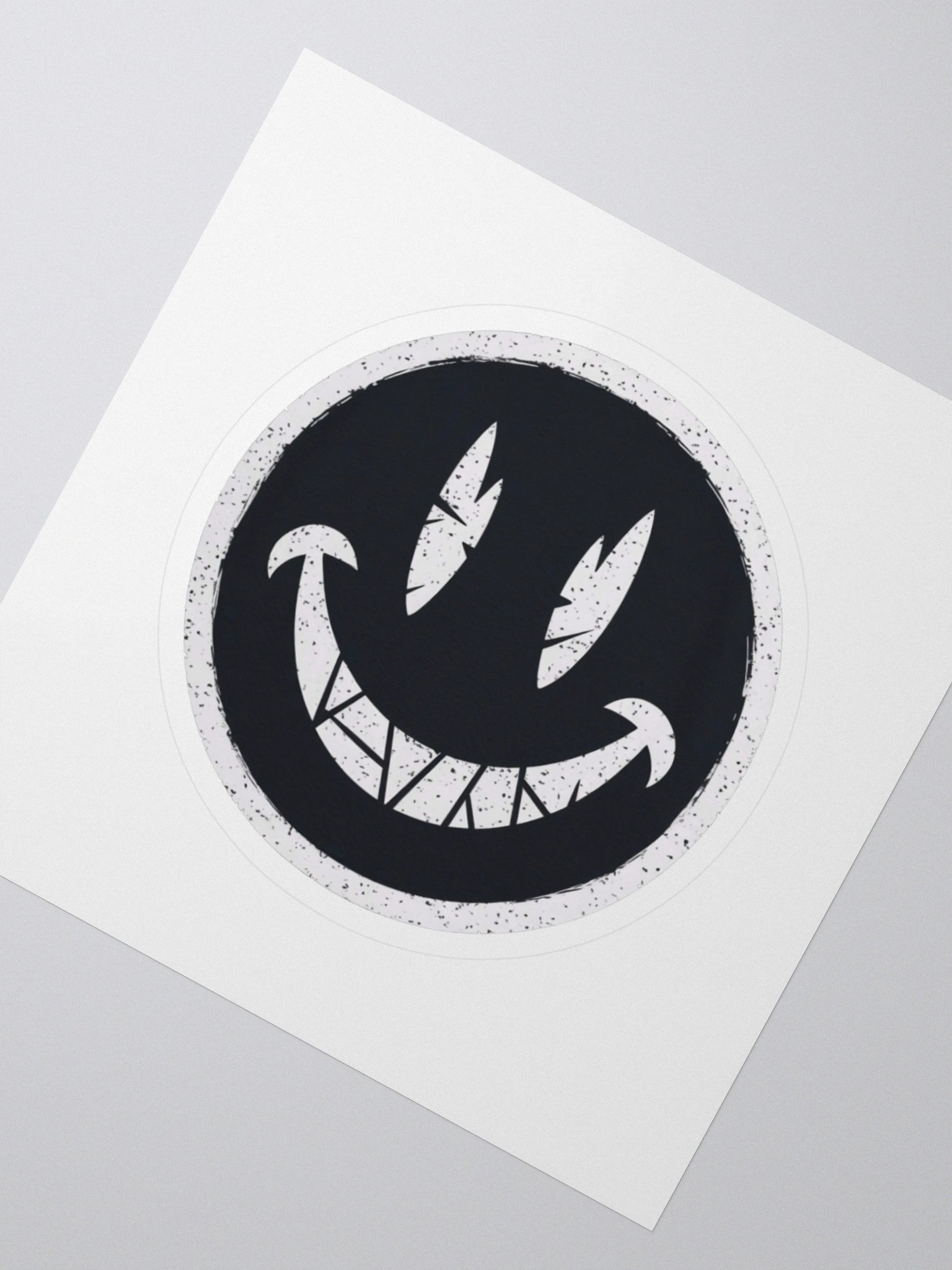 Mischievous Fragmented Smiley Face Stickers product image (2)