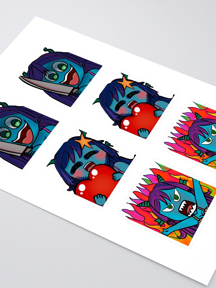 Gilbetta Emotes Sticker Sheet! product image (2)