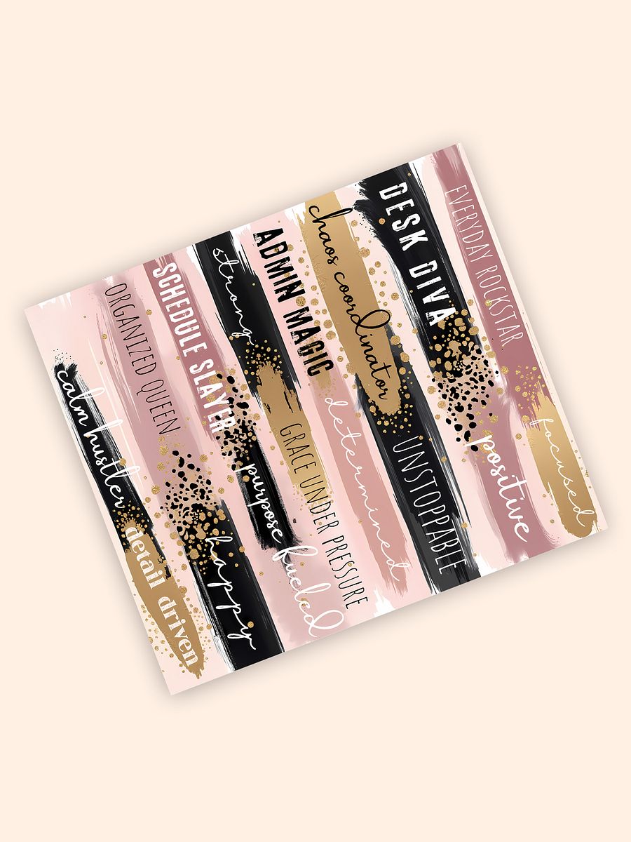 Positive Affirmations Secretary Tumbler Wrap product image (2)