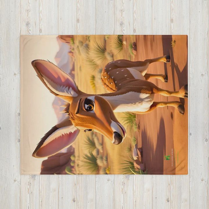 Endangered Species - Mexico - Mexican Pronghorn Throw Blanket product image (2)