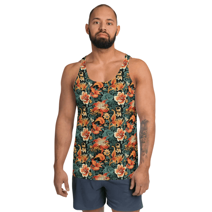 Sunset Flowers | Men´s Tank Top product image (1)