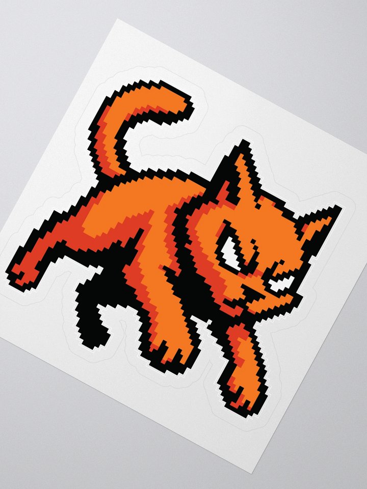 Pixel Purrfection Kiss Cut Stickers product image (2)