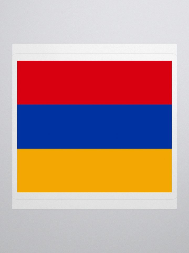 Exclusive Armenia Flag Kiss-Cut Stickers - High-Quality Vinyl, Multiple Sizes product image (2)