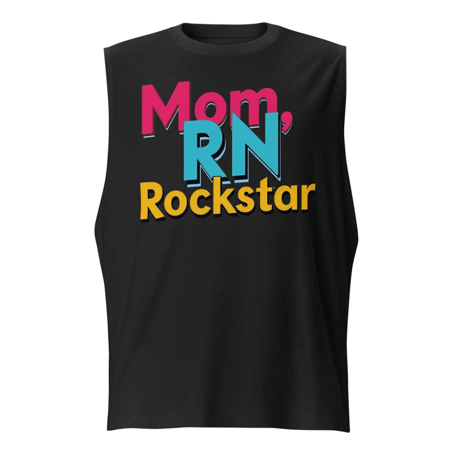 Mom, RN Rockstar Muscle Tank product image (1)