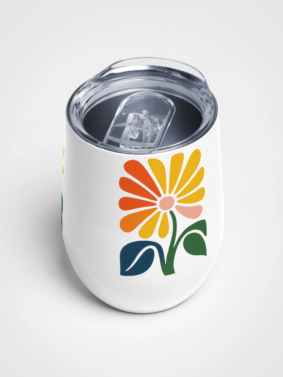 Sunset Blooms Wine Tumbler product image (4)